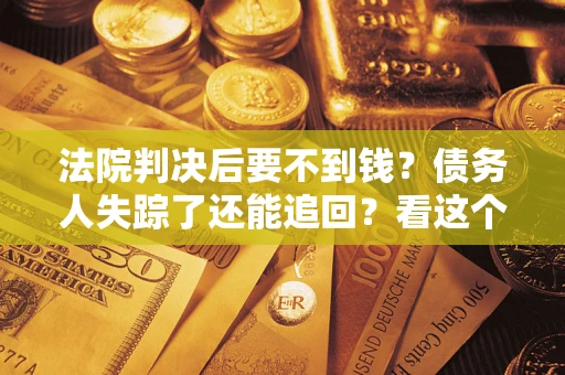 武汉法院判决后要不到钱？债务人失踪了还能追回？看这个方法！