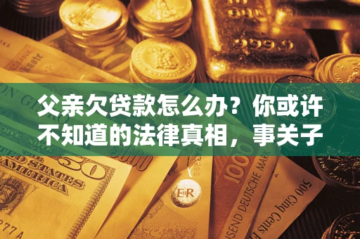 武汉父亲欠贷款怎么办？你或许不知道的法律真相，事关子女未来