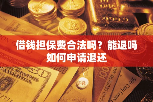 武汉借钱担保费合法吗？能退吗如何申请退还