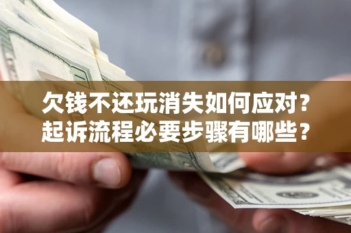 武汉欠钱不还玩消失如何应对？起诉流程必要步骤有哪些？