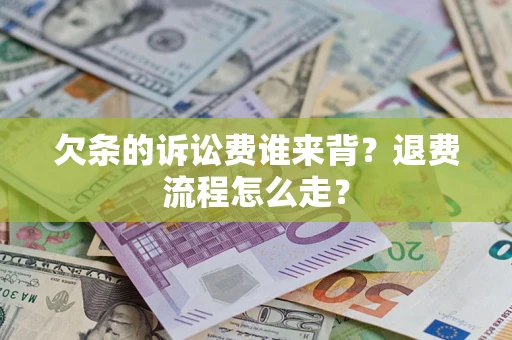 武汉欠条的诉讼费谁来背？退费流程怎么走？